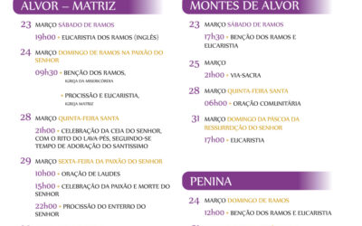 Cartaz da Semana Santa 2024