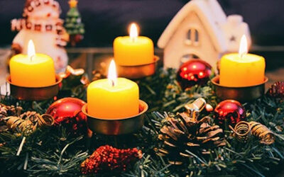 Uma Lanterna com Uma Vela